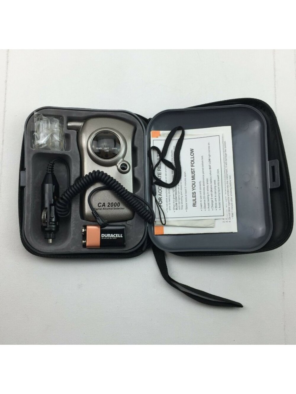 CA2000 Digital Alcohol Tester  Detector LCD Breathalyzer Breath Analyzer